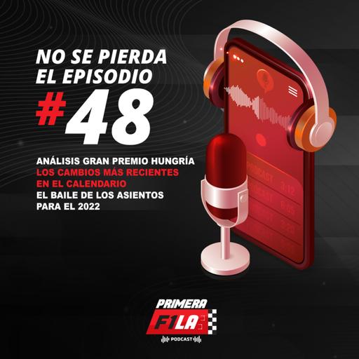 Episodio 48: Análisis GP Hungría - Cambios en el calendario - Baile de asientos para el 2022