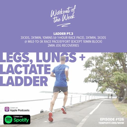 Workout of the Week: 126 – Legs, Lungs & Lactate Ladder Pt.3
