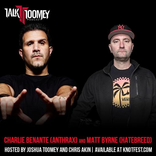 Charlie Benante (Anthrax) and Matt Byrne (Hatebreed)