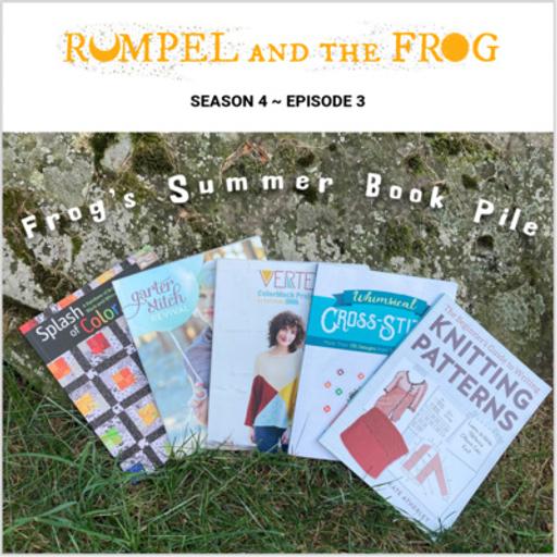 Frog's Summer Book Pile