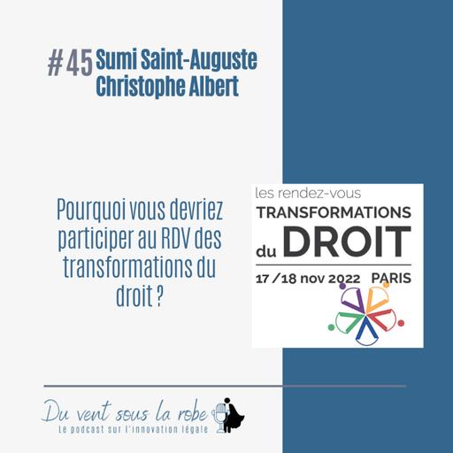 Pourquoi vous devriez aller au RDV des transformations du droit ?