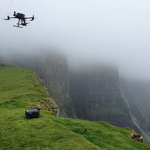 VIDEO: Telja fugl við dronu