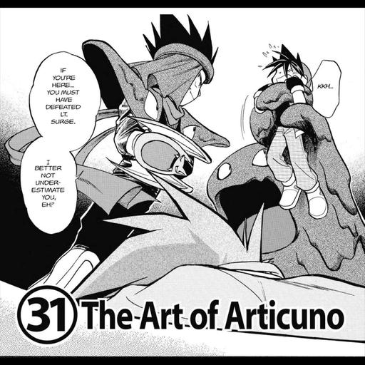 Chapter 31: The Art of Articuno!/VS Articuno!