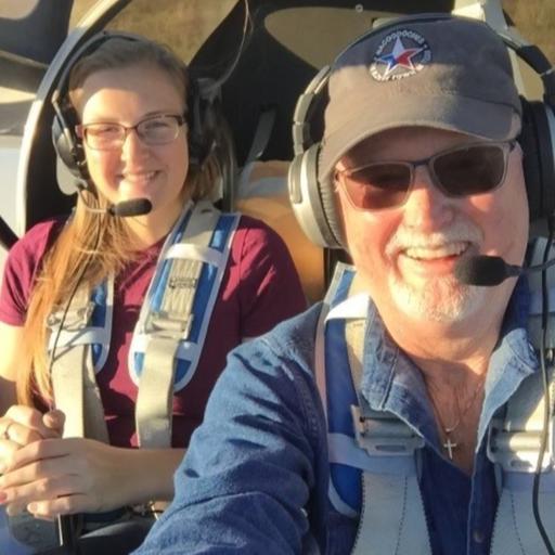 Sarah Williford and her Dad N909EZ StaggerEZ: What is it like to have family fly with you?