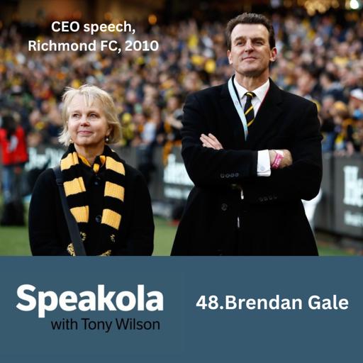 We have been a collective failure — Brendan Gale's CEO address to players and officials, Richmond Football Club, March 2010