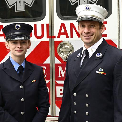 Emergency medical care in an elevator shaft with FDNY Lieutenant Shlomo Winkler and Paramedic Kira Watkins