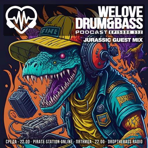 Gunsta Presents #WeLoveDrum&Bass Podcast #332 Jurassic Guest Mix #332