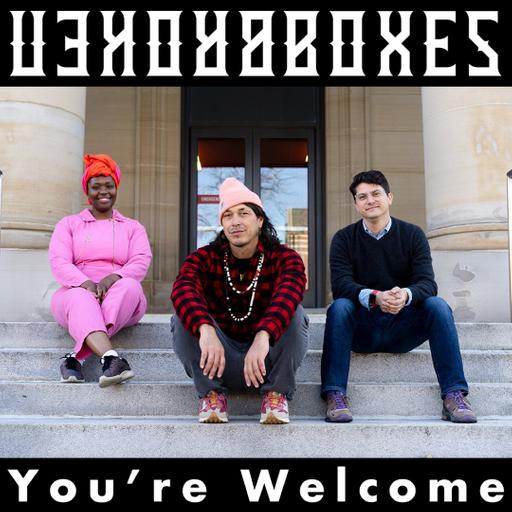 You're Welcome: Conversation with Paul Farber, Cannupa Hanska Luger, and Ozi Uduma