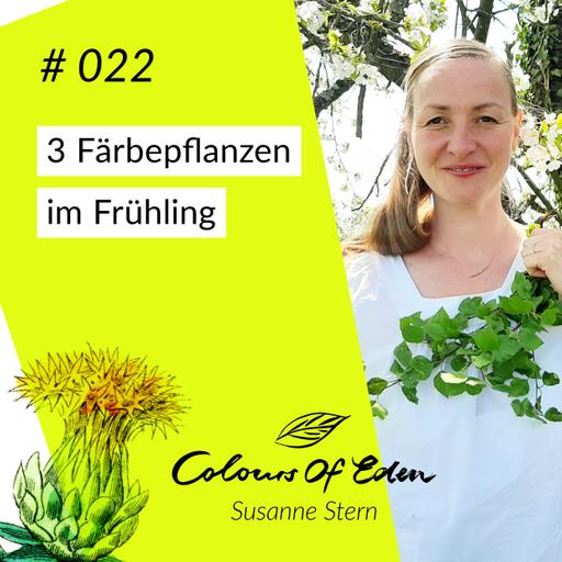 # 022 — 3 Färbepflanzen im F R Ü H L I N G 🌿