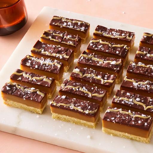 Salted Cookie Butter Millionaire's Shortbread | Jesse Szewczyk