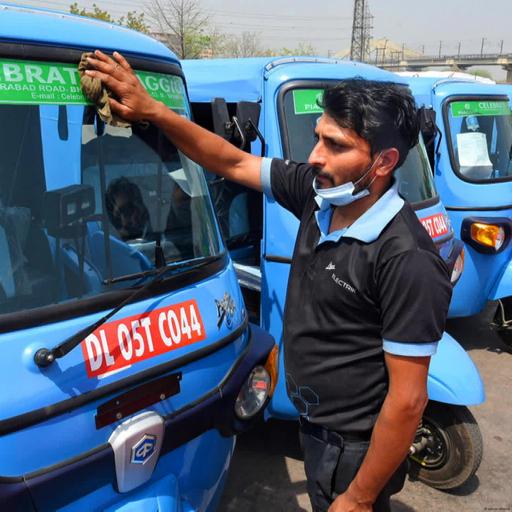 Los rickshaws eléctricos conquistan las ciudades indias