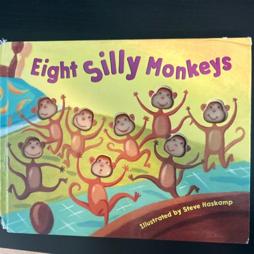 Storytime For Kids: Eight Silly Monkeys Illustrated by Steve Haskamp