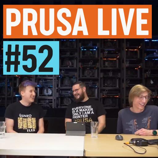 PRUSA LIVE #52 - Load cell first layer calibration and firmware development with developer Alan