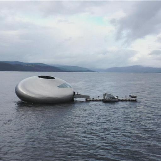 Mitten in einem Fjord: das schwimmende Restaurant "Iris"