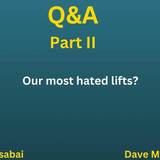 Q&A With Dave Maconi - Part II - Most Hated And Favorite Exercise And More..
