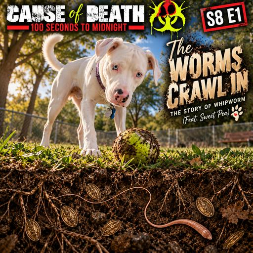S8 E1: The Worms Crawl In: The Story of Whipworm (feat Sweet Pea)