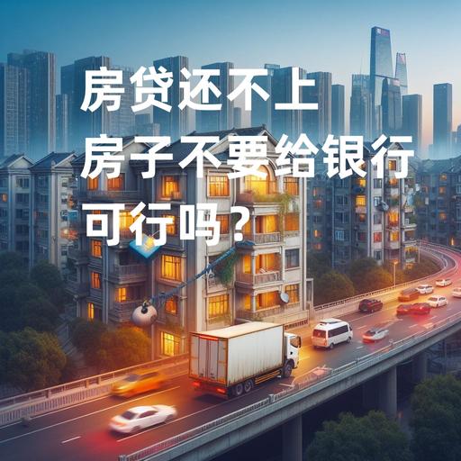 房贷还不上 房子不要给银行可行吗？