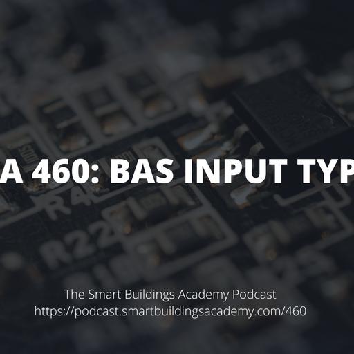 SBA 460: BAS Input Types