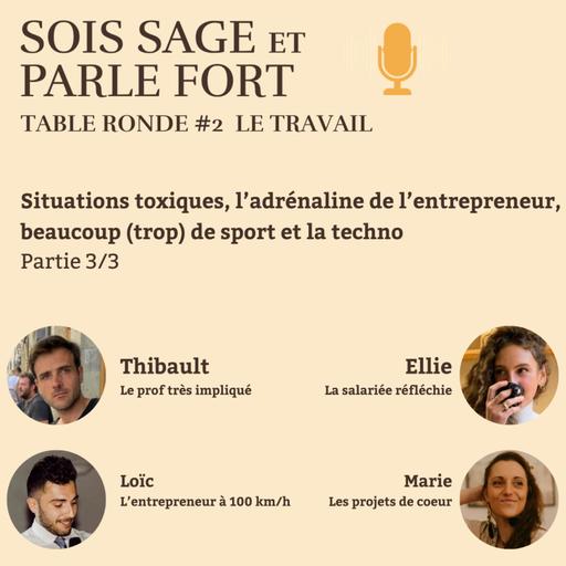 Travail : situations toxiques, l’adrénaline de l’entrepreneur, beaucoup (trop) de sport et la techno