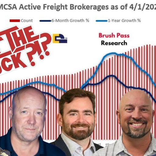 There are 10% fewer freight brokerages than there were 1 year ago