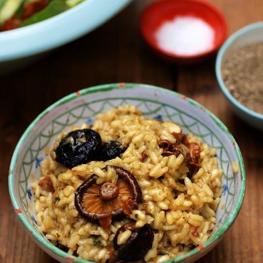New nutrition guidelines call for less salt and sugar in school meals, Simple isometric exercises can lower blood pressure, Crispy Mushroom Risotto