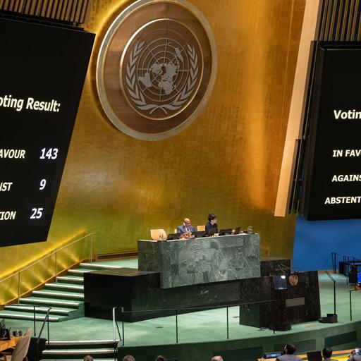Assembleia Geral da ONU pressiona Conselho de Segurança por "consideração favorável" à admissão da Palestina como membro pleno da ONU