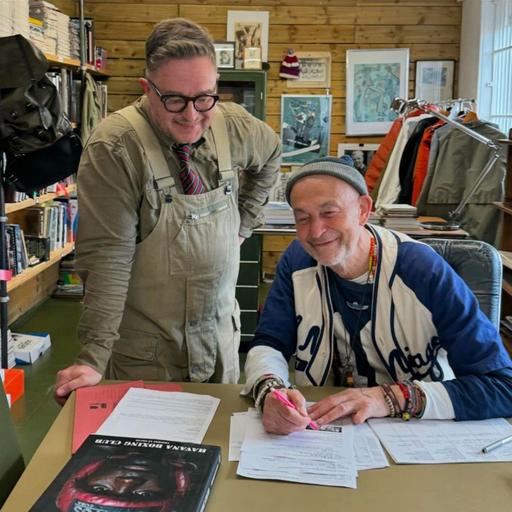 A visit to Nigel Cabourn's studio in Newcastle (audio only)