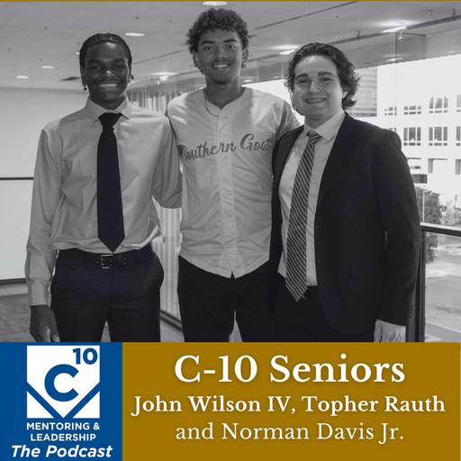 152: C-10 Seniors John Wilson IV, Topher Rauth and Norman Davis Jr.