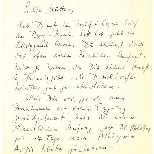 „Maria und Kathinka“. Briefwechsel. Hörspiel von Maren Richter