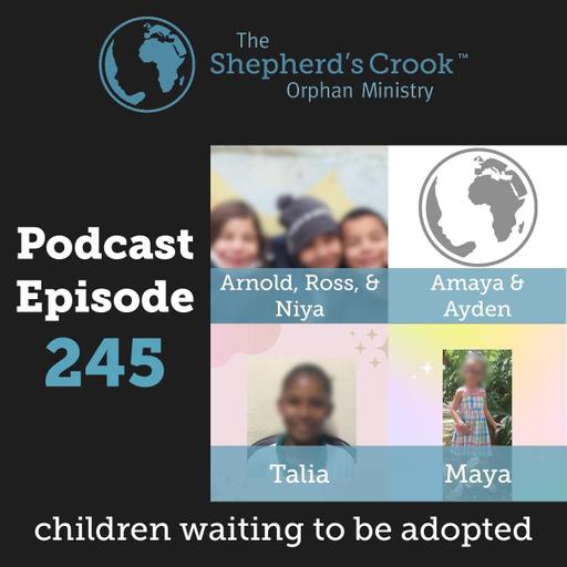 TSC Podcast 245 - Arnold, Ross, and Niya; Amaya and Ayden; Talia; Maya