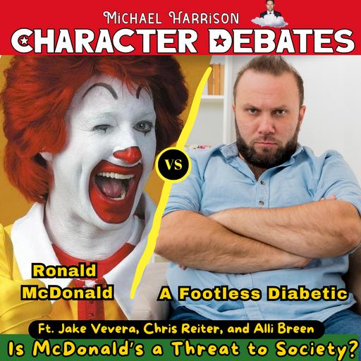 Ronald McDonald vs a Footless Diabetic on Is Mcdonalds a Threat to Society?