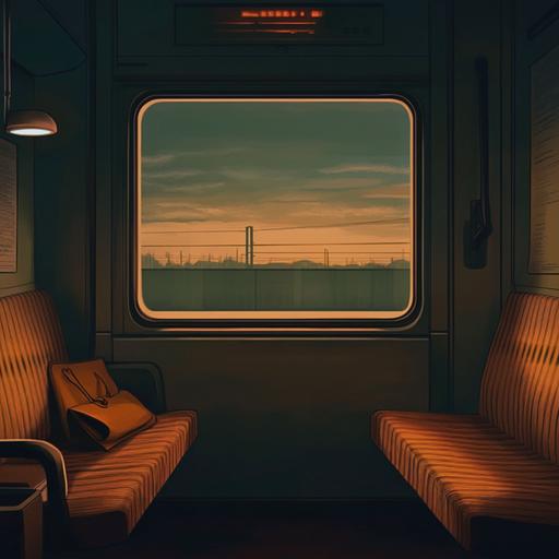 Peaceful Train Cabin with Deep Sleep Music