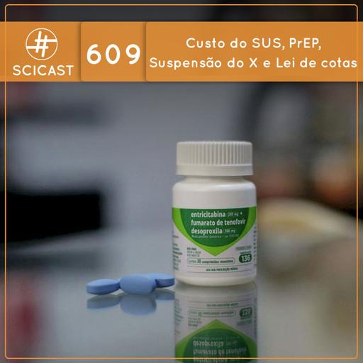 Custo do SUS, PrEP, Suspensão do X e Lei de cotas (SciCast #609)