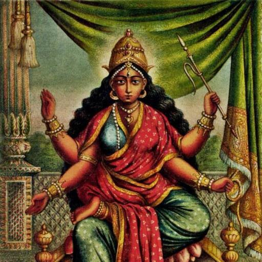 Bhuvaneshwari Ashtottara Shatanama Stotram from Rudrayamala Bhuvaneshwari Panchangam