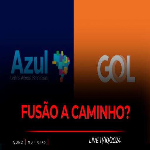 🔴 FUSÃO ENTRE GOL (GOLL4) E AZUL (AZUL4) | Ibovespa cai | Ambev (ABEV3) no 3T24