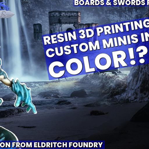 Coloring Minis Without Paint with Sam Nolton from Eldritch Foundry - Boards & Swords #249