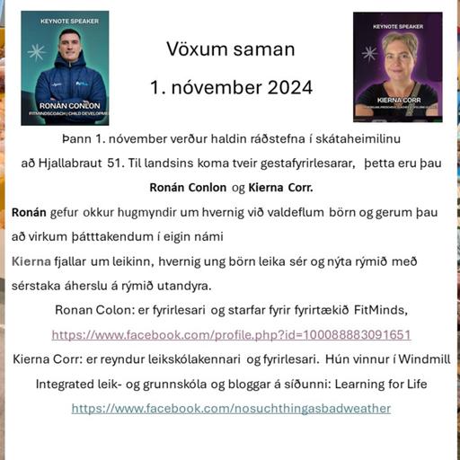 Vöxum saman - Ráðstefna 1. nóvember 2024