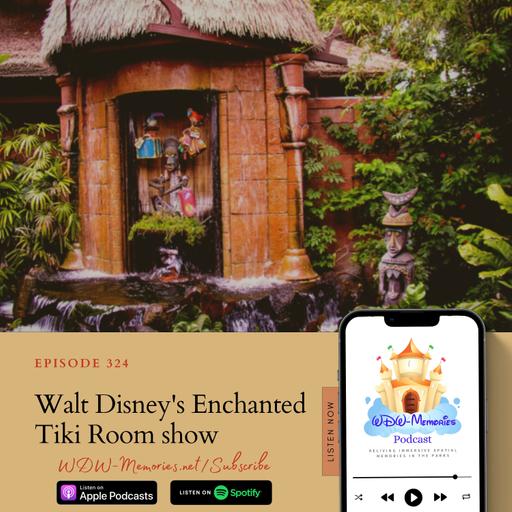 Reliving a Walt Disney's Enchanted Tiki Room show, in Walt Disney World's: Magic Kingdom