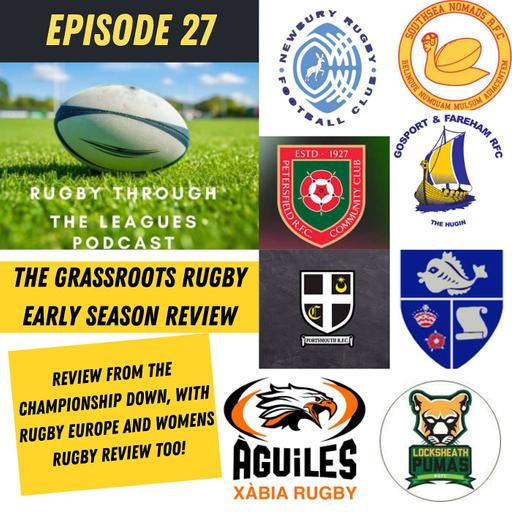 Episode 27 - The Grassroots Rugby Early Season Review