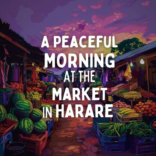 A Peaceful Morning at the Market in Harare