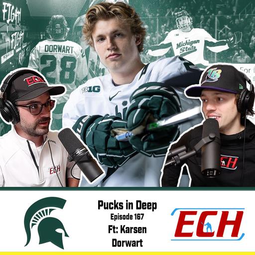 Episode #167 of Pucks in Deep FT: Karsen Dorwart