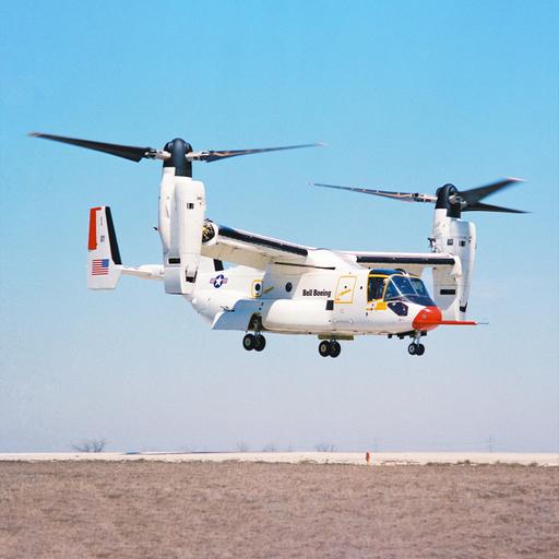 Flight Testing the V-22 Osprey