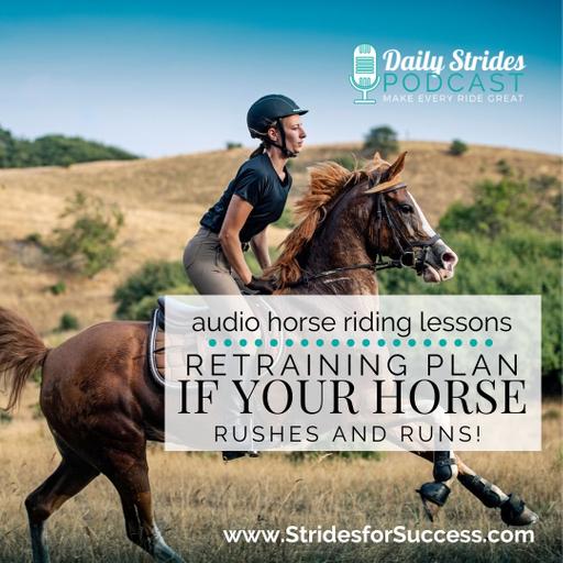 A Retraining Plan if Your Horse Rushes & Runs!