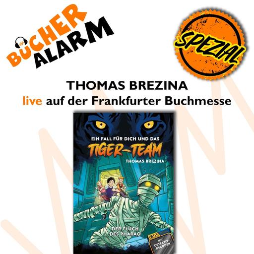 New Episode💥BÜCHERALARM💥 SPEZIAL: 📖🎙🧡 "Tiger-Team: Der Fluch des Pharaos" mit Thomas Brezina