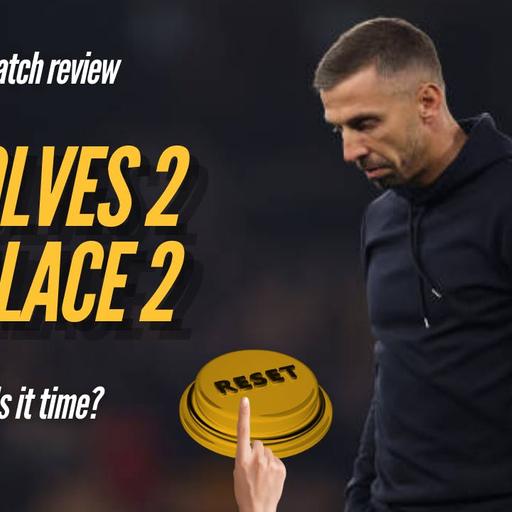 Wolves 2 Palace 2 - GONometer set to burst