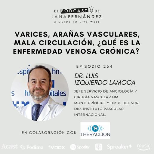 Varices, arañas vasculares, mala circulación: ¿qué es la enfermedad venosa crónica?, con el dr. Luis Izquierdo Lamoca