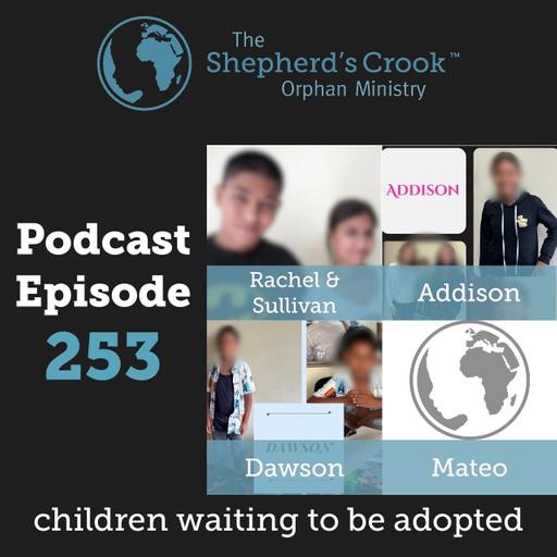 TSC Podcast 253 - Rachel and Sullivan; Addison; Dawson; Mateo