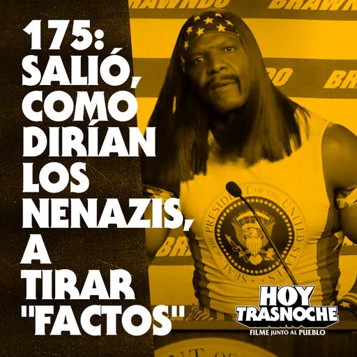 175: Salió, como dirían los nenazis, a tirar "factos"