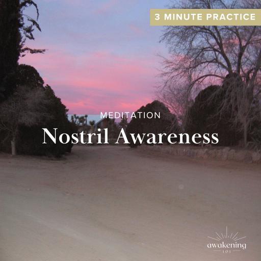 Nostril Awareness: 3 Minute Practice