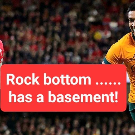 Rock bottom has a basement.